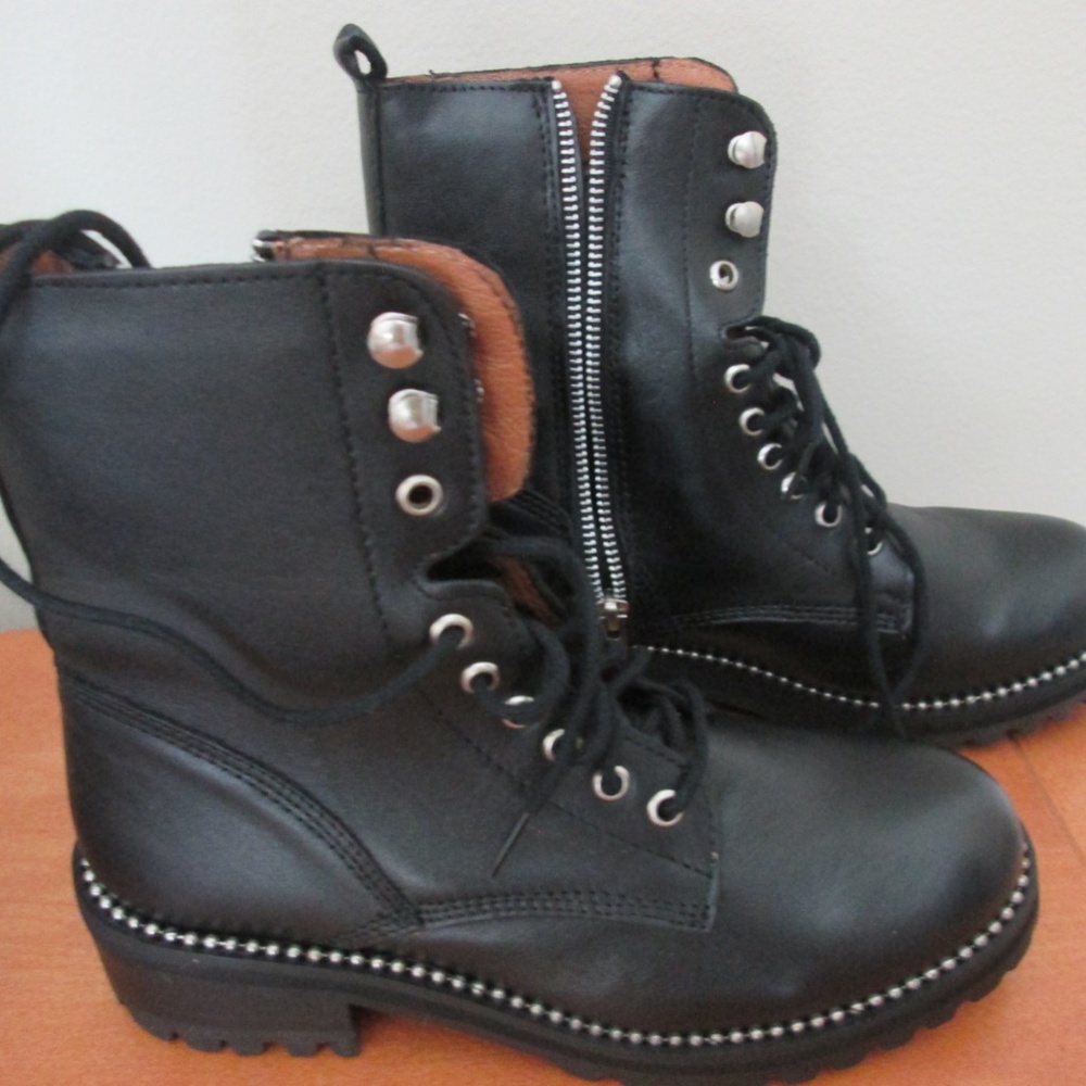 AQUA Women's Jax Combat Boots - New - Size 8 - Picture 2 of 9